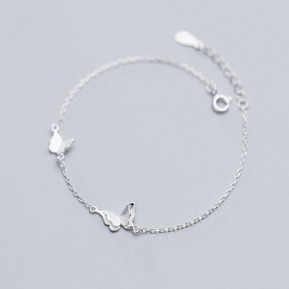 Jewelry - NEW 925 Sterling Silver Butterfly Bracelet